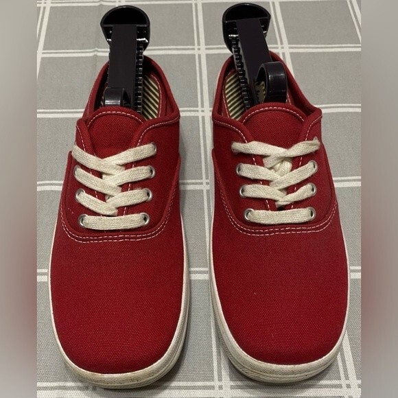 Keds Original Red Mule Slid Slip On Canvas Lace Up Shoe WF22606M Women 6.5 - Picture 1 of 10